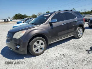 2013 Chevrolet Equinox LTZ with VIN 1GNALFEK0DZ117160, listed as a Copart auction lot 50607755 with 148,241 mi miles and Salvage Title. Bid and sale history available at carsss.com. Image 1.