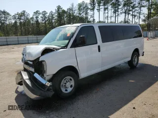 2013 Chevrolet Express Passenger LT with VIN 1GAZG1FG5D1181571, listed as a Copart auction lot 50826845 with 335,540 mi miles and Salvage title. Bid and sale history available at DreamBid. Image 1.