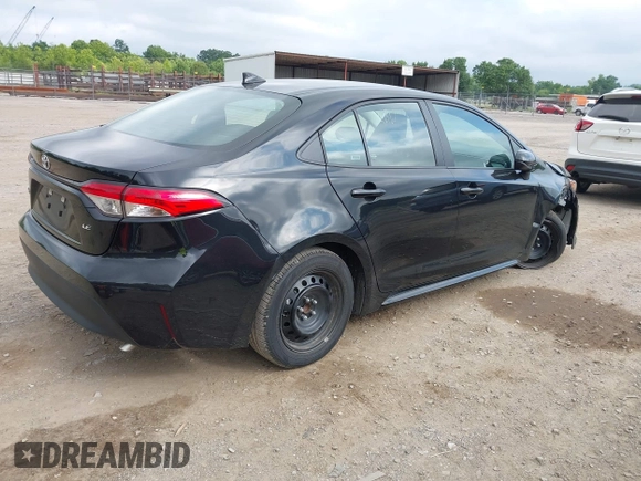 2024 Toyota Corolla LE with VIN 5YFB4MDE2RP174844, listed as a IAAI auction lot 42544519 with 23,841 mi miles and . Bid and sale history available at DreamBid. Image 4.