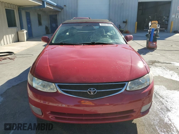 2001 Toyota Solara SE with VIN 2T1FF22P81C444362, listed as a Copart auction lot 82091604 with 205,145 mi miles and Non Repairable. Bid and sale history available at DreamBid. Image 5.