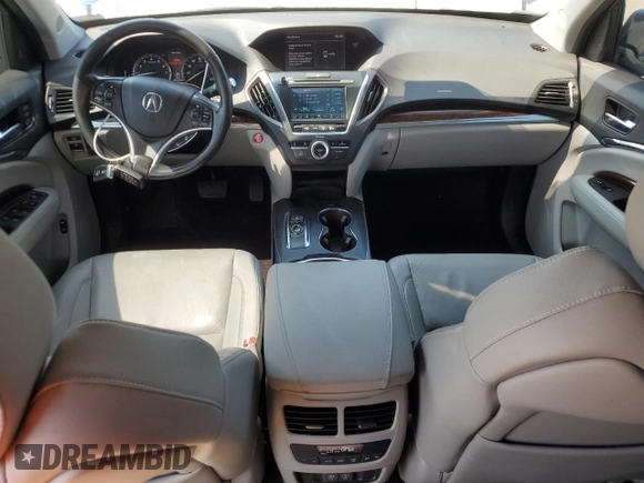 2018 Acura MDX Technology z VIN 5J8YD3H53JL007874, wystawiony jako Copart lot #58306365 z przebiegiem 58 159 mil mil oraz Szkoda całkowita • Salvage title. Historia ofert i sprzedaży dostępna na DreamBid. Obrazek 8.