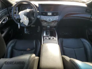 2017 Infiniti M37 with VIN JN1BY1AR4HM770438, listed as a Copart auction lot 87245434 with 91,793 mi miles and Salvage Title. Bid and sale history available at carsss.com. Image 8.