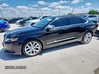 2018 Chevrolet Impala Premier with VIN 2G1125S33J9171439, listed as a Copart auction lot 60158485 with 199,297 mi miles and Salvage title. Bid and sale history available at DreamBid. Image 1.