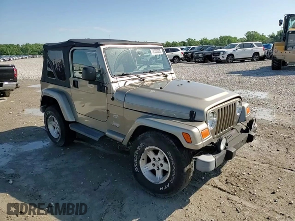 2004 Jeep Wrangler Sahara with VIN 1J4FA59S14P755450, listed as a Copart auction lot 58558005 with 194,044 mi miles and Salvage title. Bid and sale history available at DreamBid. Image 13.