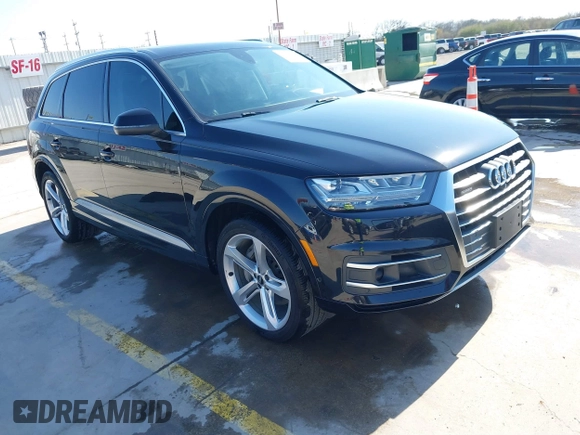2019 Audi Q7 Prestige with VIN WA1VAAF70KD003824, listed as a IAAI auction lot 41696478 with 89,217 mi miles and . Bid and sale history available at DreamBid. Image 1.