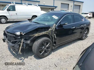 2014 Nissan Maxima S with VIN 1N4AA5APXEC912124, listed as a Copart auction lot 58918035 with 152,514 mi miles and Salvage title. Bid and sale history available at DreamBid. Image 1.