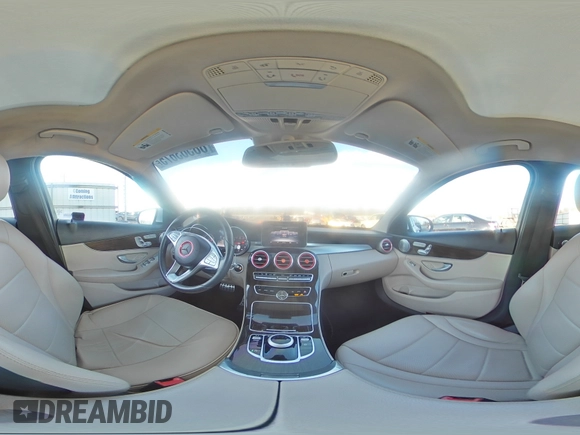 2017 Mercedes-Benz C 300 with VIN WDDWF4KB4HR245864, listed as a Copart auction lot 88563675 with 120,988 mi miles and Salvage Title. Bid and sale history available at carsss.com. Image 12.