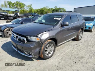 2018 Dodge Durango SXT с VIN 1C4RDJAG9JC359800, выставлен на аукционе Copart как лот 52737065 с пробегом 171 202 миль миль и Списание • Salvage title. История ставок и продаж доступна на DreamBid. Изображение 1.