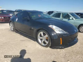 2005 Nissan 350Z Touring with VIN JN1AZ34E55M653623, listed as a Copart auction lot 81674934 with Not Provided miles and Non Repairable. Bid and sale history available at DreamBid. Image 4.
