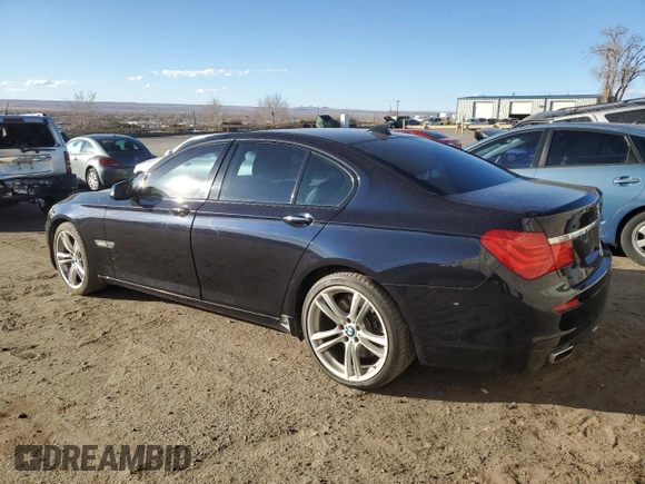 2011 BMW 7 Series 750i with VIN WBAKA8C56BCY36700, listed as a Copart auction lot 46165525 with 152,027 mi miles and Clean title. Bid and sale history available at DreamBid. Image 2.