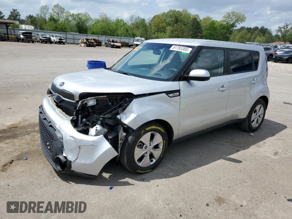 2015 Kia Soul with VIN KNDJN2A24F7812810, listed as a Copart auction lot 51755365 with 111,120 mi miles and Salvage Title. Bid and sale history available at DreamBid. Image 1.