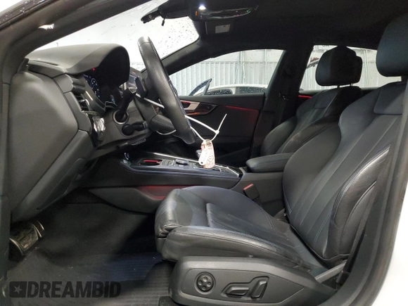 2019 Audi A5 Sportback Prestige with VIN WAUFNCF5XKA032125, listed as a Copart auction lot 55972453 with 55,163 mi miles. Bid and sale history available at carsss.com. Image 7.