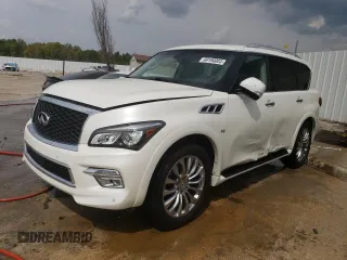 2017 Infiniti QX80 with VIN JN8AZ2NE9H9157578, listed as a Copart auction lot 69190003 with 75,774 mi miles. Bid and sale history available at carsss.com. Image 1.