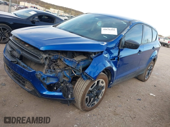 2017 Ford Escape S with VIN 1FMCU0F74HUC10414, listed as a IAAI auction lot 40830488 with 196,574 mi miles. Bid and sale history available at carsss.com. Image 17.