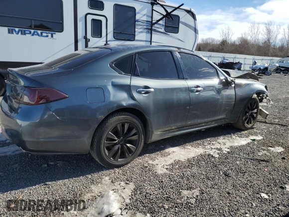 2011 Infiniti M37 with VIN JN1BY1AR1BM370151, listed as a Copart auction lot 45120405 with 163,349 mi miles and Non Repairable. Bid and sale history available at carsss.com. Image 3.