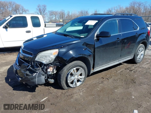 2015 Chevrolet Equinox LT with VIN 2GNALBEK1F1160331, listed as a IAAI auction lot 41747370 with 121,216 mi miles and . Bid and sale history available at carsss.com. Image 2.