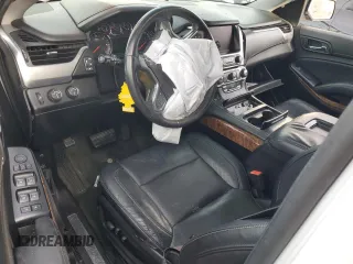 2015 Chevrolet Suburban LTZ with VIN 1GNSKKKC1FR275393, listed as a Copart auction lot 48349675 with 158,542 mi miles and Salvage Title. Bid and sale history available at carsss.com. Image 8.