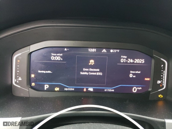 2021 Volkswagen Atlas Cross Sport 3.6L V6 SEL Premium R-Line with VIN 1V2FE2CA3MC206217, listed as a Copart auction lot 42675215 with 61,723 mi miles and Salvage Title. Bid and sale history available at carsss.com. Image 9.