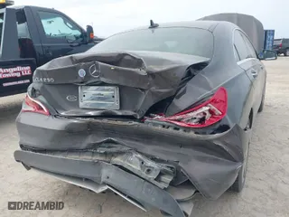 2015 Mercedes-Benz CLA-Class CLA 250 with VIN WDDSJ4EBXFN185179, listed as a IAAI auction lot 41675229 with 104,131 mi miles. Bid and sale history available at carsss.com. Image 6.
