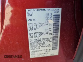 2019 Nissan Frontier SV with VIN 1N6AD0EV7KN709444, listed as a Copart auction lot 56786245 with 56,164 mi miles and Salvage title. Bid and sale history available at DreamBid. Image 13.
