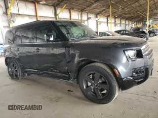 2024 Land Rover Defender X-Dynamic SE with VIN SALE27EU9R2318312, listed as a Copart auction lot 43183815 with 10,038 mi miles and Salvage title. Bid and sale history available at DreamBid. Image 4.