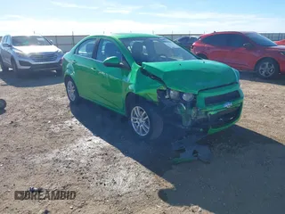 2014 Chevrolet Sonic LT with VIN 1G1JC5SH3E4219619, listed as a IAAI auction lot 41208791 with 122,161 mi miles and . Bid and sale history available at DreamBid. Image 1.