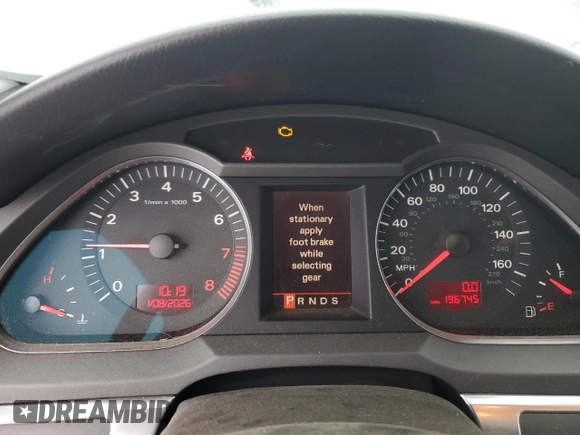 2006 Audi A6 z VIN WAUKG74F86N069121, wystawiony jako Copart lot #86923294 z przebiegiem 196 745 mil mil oraz Czysty tytuł • Clean title. Historia ofert i sprzedaży dostępna na DreamBid. Obrazek 9.