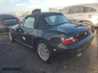 2002 BMW Z3 2.5i with VIN 4USCN33402LM05124, listed as a Copart auction lot 73853154 with 0 mi miles and Non Repairable. Bid and sale history available at carsss.com. Image 2.