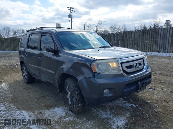 2011 Honda Pilot Touring with VIN 5FNYF4H98BB016012, listed as a IAAI auction lot 41634844 with 202,160 mi miles. Bid and sale history available at carsss.com. Image 1.
