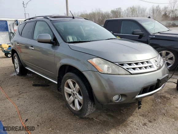 2007 Nissan Murano SL with VIN JN8AZ08W97W658351, listed as a Copart auction lot 51098515 with 148,467 mi miles and Salvage Title. Bid and sale history available at carsss.com. Image 4.