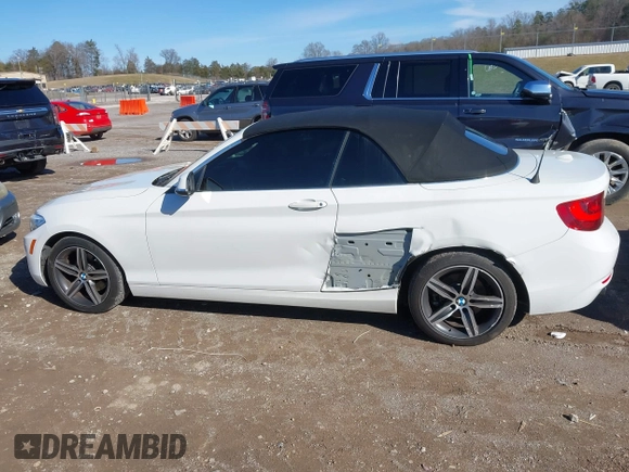 2017 BMW 2 Series 230i with VIN WBA2K9C55HV647200, listed as a IAAI auction lot 41522478 with 81,365 mi miles and . Bid and sale history available at DreamBid. Image 14.