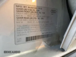 2014 Audi allroad Premium Plus with VIN WA1UFAFL3EA051723, listed as a Copart auction lot 52863544 with 132,307 mi miles and Salvage Title. Bid and sale history available at carsss.com. Image 13.