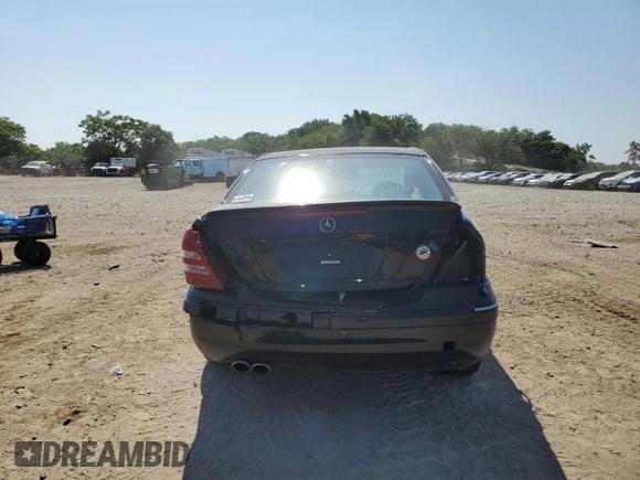 2007 Mercedes-Benz C 230 Sport with VIN WDBRF52H67A948136, listed as a Copart auction lot 62162335 with Not provided miles and Salvage title. Bid and sale history available at DreamBid. Image 6.