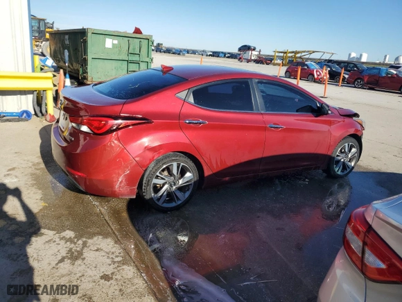 2014 Hyundai Elantra SE with VIN 5NPDH4AE4EH475169, listed as a Copart auction lot 88934815 with 144,587 mi miles and Salvage Title. Bid and sale history available at carsss.com. Image 3.