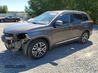 2017 Mitsubishi Outlander SE with VIN JA4AD3A33HZ055014, listed as a Copart auction lot 62759185 with 58,941 mi miles and Salvage title. Bid and sale history available at DreamBid. Image 1.