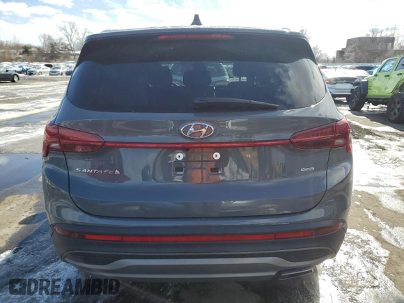 2023 Hyundai Santa Fe SE with VIN 5NMS1DAJ7PH628183, listed as a Copart auction lot 45590265 with 22,134 mi miles and Salvage title. Bid and sale history available at DreamBid. Image 6.