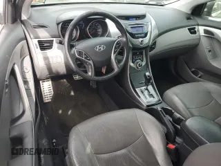 2013 Hyundai Elantra Coupe GS PZEV with VIN KMHDH6AE9DU007983, listed as a Copart auction lot 74776824 with 129,222 mi miles and Salvage Title. Bid and sale history available at carsss.com. Image 8.