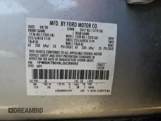 2020 Ford Explorer с VIN 1FMSK7BH9LGC89093, выставлен на аукционе Copart как лот 45175555 с пробегом 170 750 миль миль и Чистый • Clean title. История ставок и продаж доступна на DreamBid. Изображение 13.