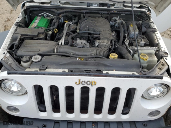 2018 Jeep Wrangler JK Unlimited Sport S with VIN 1C4BJWDG6JL814783, listed as a Copart auction lot 48219015 with 97,048 mi miles and Salvage Title. Bid and sale history available at carsss.com. Image 12.