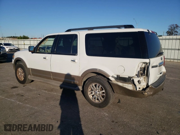 2012 Ford Expedition EL King Ranch with VIN 1FMJK1H57CEF49086, listed as a Copart auction lot 76992584 with Not Provided miles and Salvage Title. Bid and sale history available at carsss.com. Image 2.