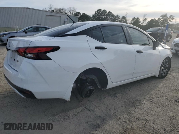 2024 Nissan Versa S with VIN 3N1CN8DV2RL819291, listed as a Copart auction lot 49752265 with 35,509 mi miles and Salvage Title. Bid and sale history available at DreamBid. Image 3.