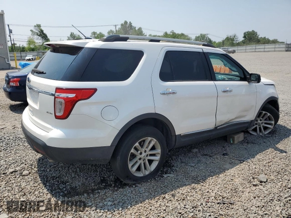 2012 Ford Explorer XLT with VIN 1FMHK8D88CGA11024, listed as a Copart auction lot 59856905 with Not provided miles and Salvage title. Bid and sale history available at DreamBid. Image 3.