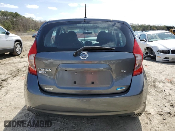 2016 Nissan Note SV with VIN 3N1CE2CP6GL367312, listed as a Copart auction lot 51609635 with 87,850 mi miles and Salvage Title. Bid and sale history available at DreamBid. Image 6.