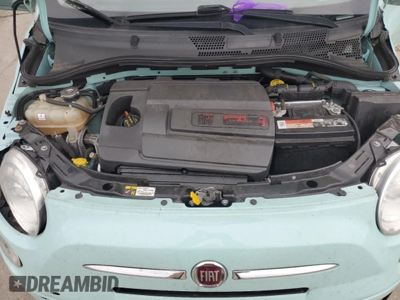2016 FIAT 500 Pop with VIN 3C3CFFAR0GT169576, listed as a Copart auction lot 85710074 with 81,805 mi miles and Salvage Title. Bid and sale history available at carsss.com. Image 11.
