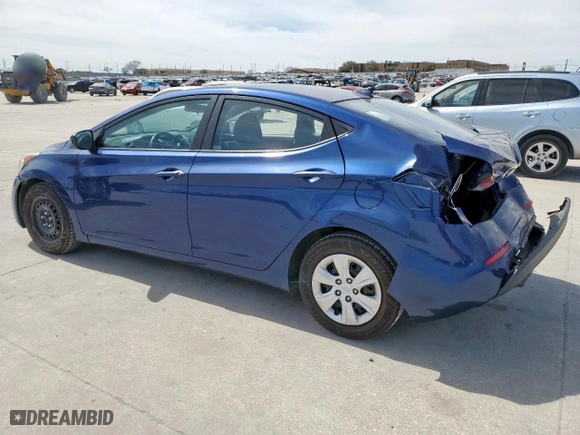 2016 Hyundai Elantra SE with VIN 5NPDH4AE2GH691914, listed as a Copart auction lot 49073265 with 146,174 mi miles and Salvage Title. Bid and sale history available at carsss.com. Image 2.