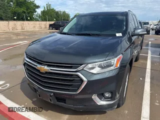 2021 Chevrolet Traverse LT Leather with VIN 1GNEVHKW4MJ184664, listed as a IAAI auction lot 42154313 with 93,996 mi miles. Bid and sale history available at carsss.com. Image 1.
