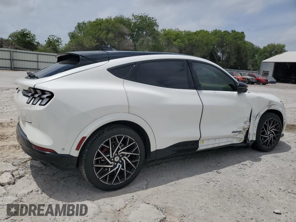 2023 Ford Mustang Mach-E GT z VIN 3FMTK4SX7PMA11895, wystawiony jako Copart lot #53565425 z przebiegiem 18 036 mil mil oraz Szkoda całkowita • Salvage title. Historia ofert i sprzedaży dostępna na DreamBid. Obrazek 3.