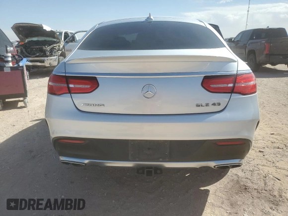 2017 Mercedes-Benz GLE 43 AMG with VIN 4JGED6EB7HA075089, listed as a Copart auction lot 48870285 with 120,601 mi miles and Salvage title. Bid and sale history available at DreamBid. Image 6.