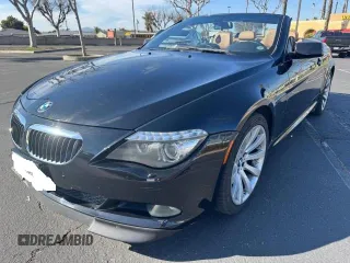 2009 BMW 6 Series 650i with VIN WBAEB53599CX58223, listed as a Copart auction lot 46720505 with 62,044 mi miles and Salvage Title. Bid and sale history available at carsss.com. Image 2.