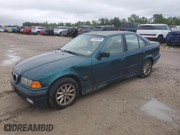 1997 BMW 3 Series 328iA with VIN WBACD4329VAV48468, listed as a Copart auction lot 54053965 with 143,564 mi miles and Clean Title. Bid and sale history available at carsss.com. Image 1.